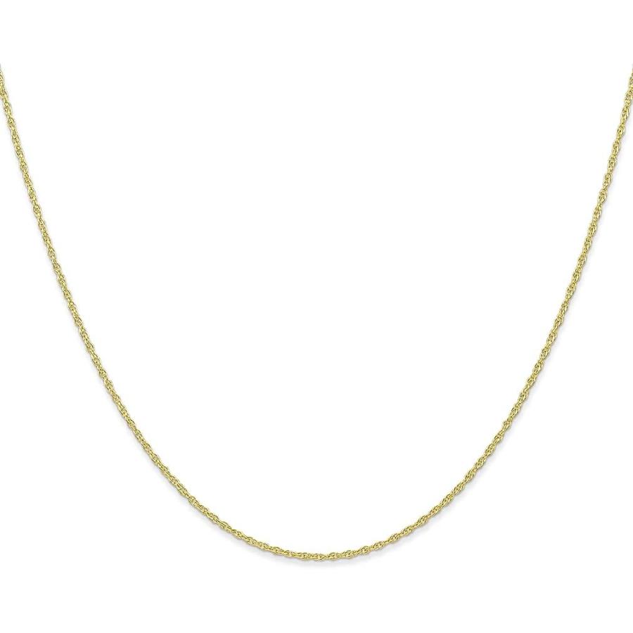 【並行輸入品】Iceカラット10 Kイエローゴールド0.95 MM Cardedケーブルリンクロープチェーンネックレス18インチFineジュエリーギフ_2