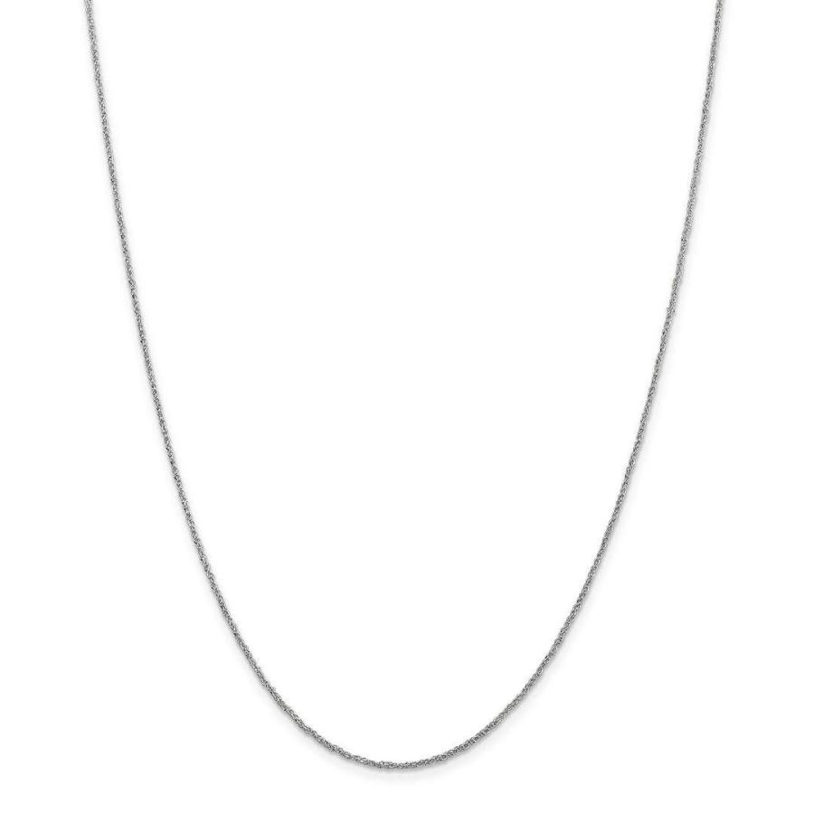 【並行輸入品】14Kホワイトゴールド 1.1mm ローパチェーンネックレス 18インチ ペンダントチャーム ファインジュエリー 女性へのギフトに_6