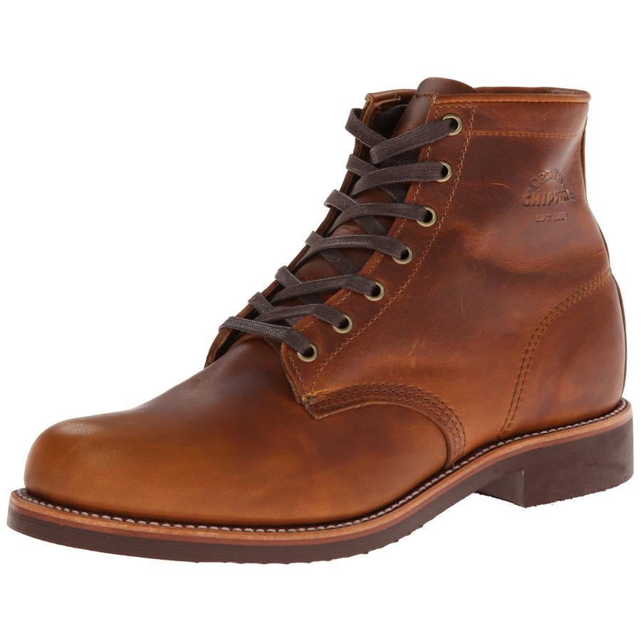 並行輸入品】CHIPPEWA 6 inch Utility Boots TAN （CP1901M26 FW15