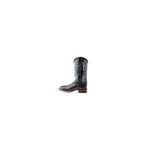 【並行輸入品】Ferrini メンズ フルクイル オーストリッチ ウエスタンブーツ US サイズ: 9.5 カラー: ブラック Ferriniの画像