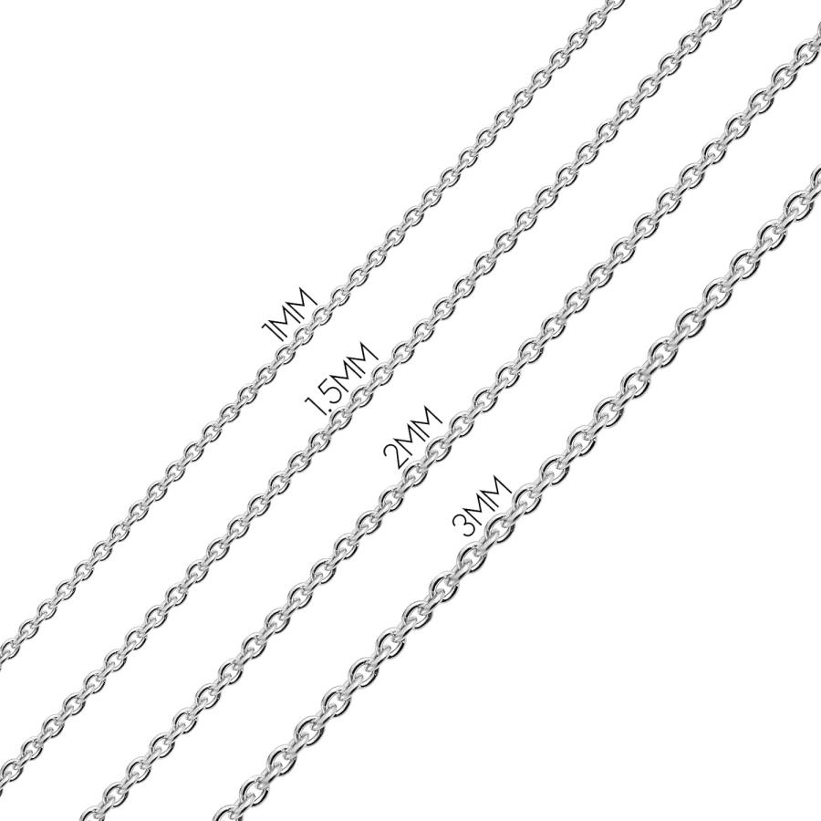 【並行輸入品】[Bling Jewelry] 2MM 040ゲージの強い14Kゴールドはイタリア製の女性のための.925のスターリングシルバーロープリ