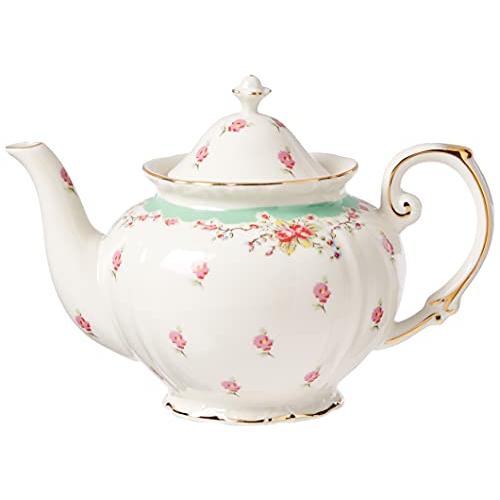 【並行輸入品】(5 Cup, Green)   Gracie China Vintage Green Rose Porcelain 5 Cupの画像