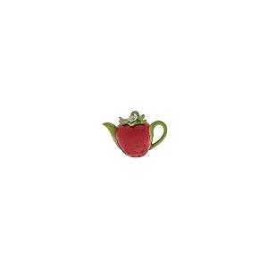 【並行輸入品】Cosmos 20833 Gifts Strawberry Ceramic Teapot, 13cm Cosmos Gifts S_2