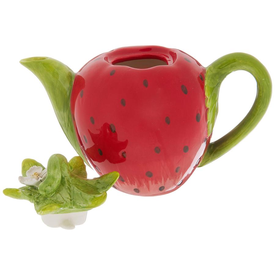 【並行輸入品】Cosmos 20833 Gifts Strawberry Ceramic Teapot, 13cm Cosmos Gifts S_6