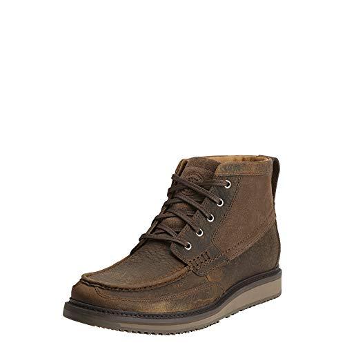 【並行輸入品】ARIAT メンズ ルックアウトブーツ   アンティーク調レザー レースアップブーツ, アース/ストーン スエード, 10.5 Aの画像