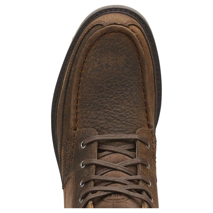 【並行輸入品】ARIAT メンズ ルックアウトブーツ   アンティーク調レザー レースアップブーツ, アース/ストーン スエード, 10.5 Aの画像