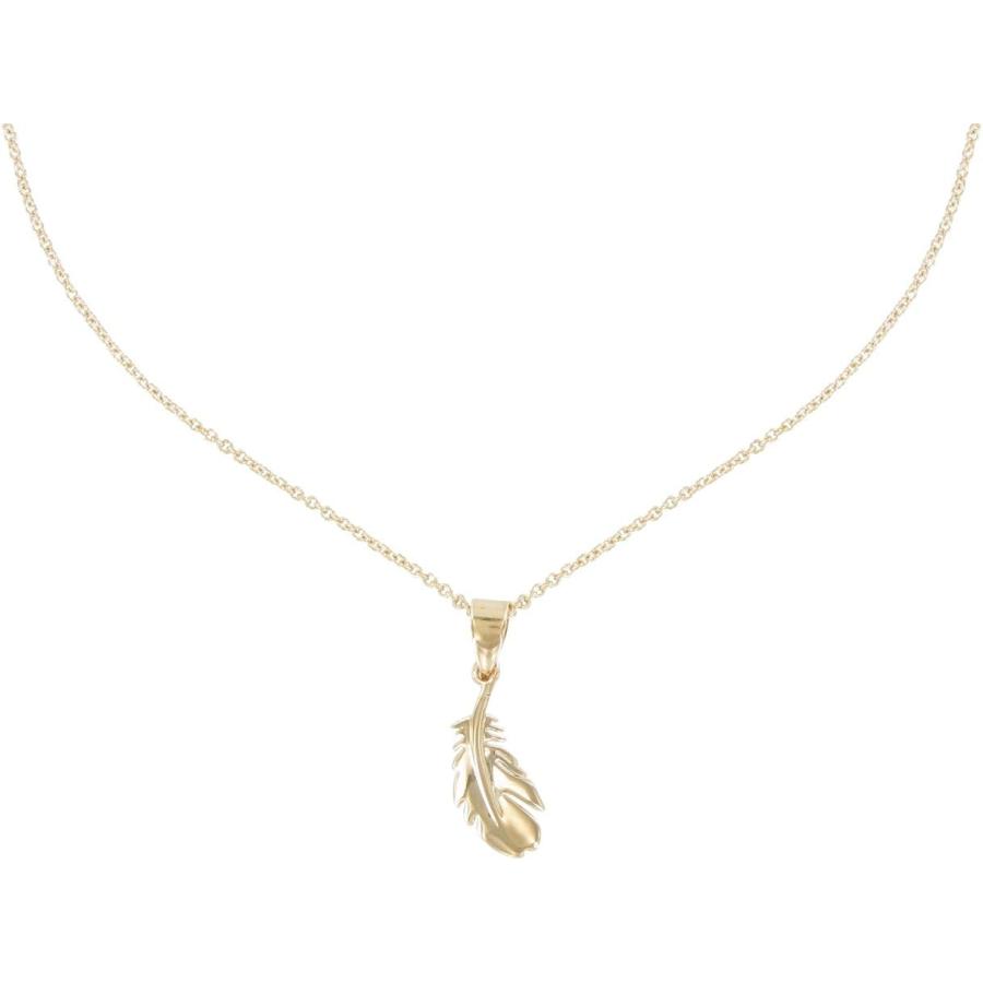 【並行輸入品】Les Poulettes Jewels ゴールドメッキネックレス鳥フェザー　_4