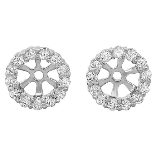 【並行輸入品】Dazzlingrock Collection (ダズリングロックコレクション) 0.50カラット (ctw) 18K ラウンドダの画像