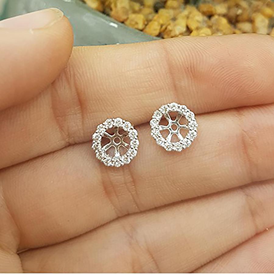 【並行輸入品】Dazzlingrock Collection (ダズリングロックコレクション) 0.50カラット (ctw) 18K ラウンドダの画像