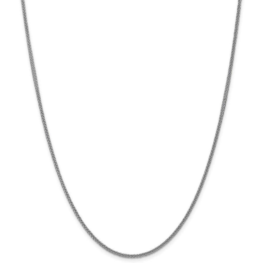 【並行輸入品】14K ホワイトゴールド 20インチ 2mm 3ワイヤー ウィートチェーンネックレス ペンダントチャーム スピガ ファインジュエリー 女の画像
