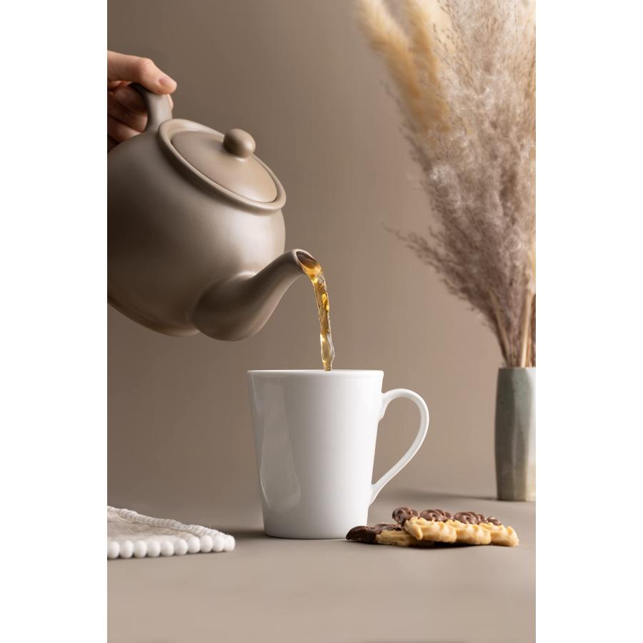 【並行輸入品】Price \u0026 Kensington Matt Taupe 6 Cup Teapot_3