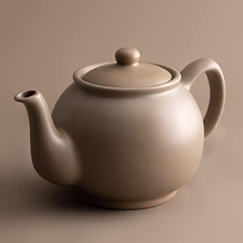 【並行輸入品】Price \u0026 Kensington Matt Taupe 6 Cup Teapot_7