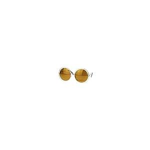 【並行輸入品】Gold Super Oversized Round Circle Wire Metal Frame Womens Sunglaの画像