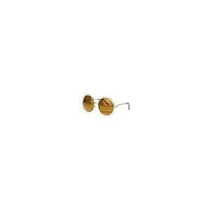 【並行輸入品】Gold Super Oversized Round Circle Wire Metal Frame Womens Sunglaの画像