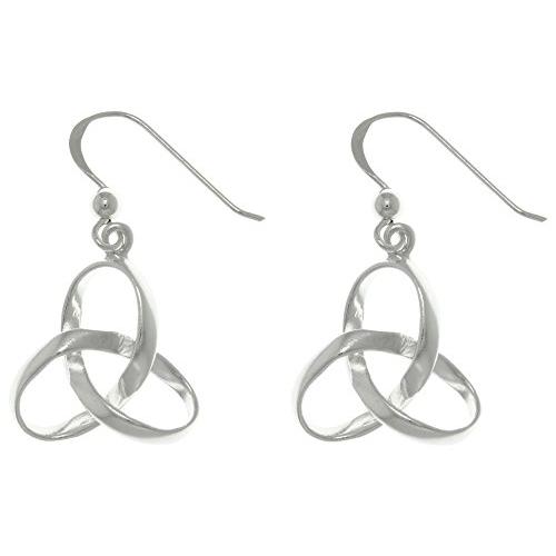 【並行輸入品】ジュエリートレンドSterling Silver Celtic Trinity Knotダングルイヤリング Jewelry Tre_1