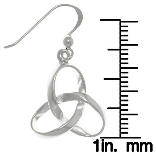 【並行輸入品】ジュエリートレンドSterling Silver Celtic Trinity Knotダングルイヤリング Jewelry Tre_4