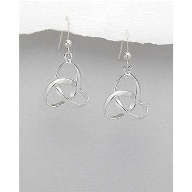 【並行輸入品】ジュエリートレンドSterling Silver Celtic Trinity Knotダングルイヤリング Jewelry Tre_9
