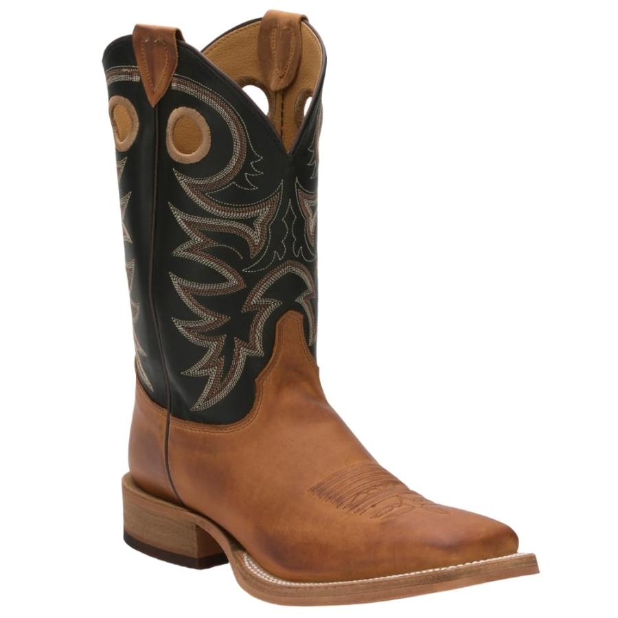 【並行輸入品】Justin Boots メンズ 11インチ ベントレール ライディングブーツ US サイズ: 10 Wide Justin Boの画像