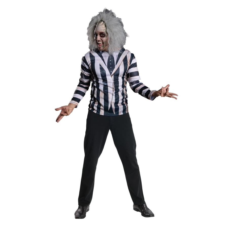 【並行輸入品】【ビートルジュース/Beetlejuice】 アダルト・コスチューム 『メンズ/Ｍサイズ(38 40)』 Rubie’s Men’