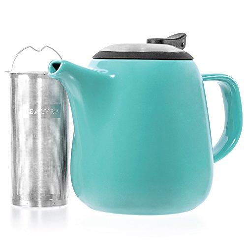 【並行輸入品】Tealyra   Daze Ceramic Teapot Turquoise   27 ounce (2 3 cups)の画像
