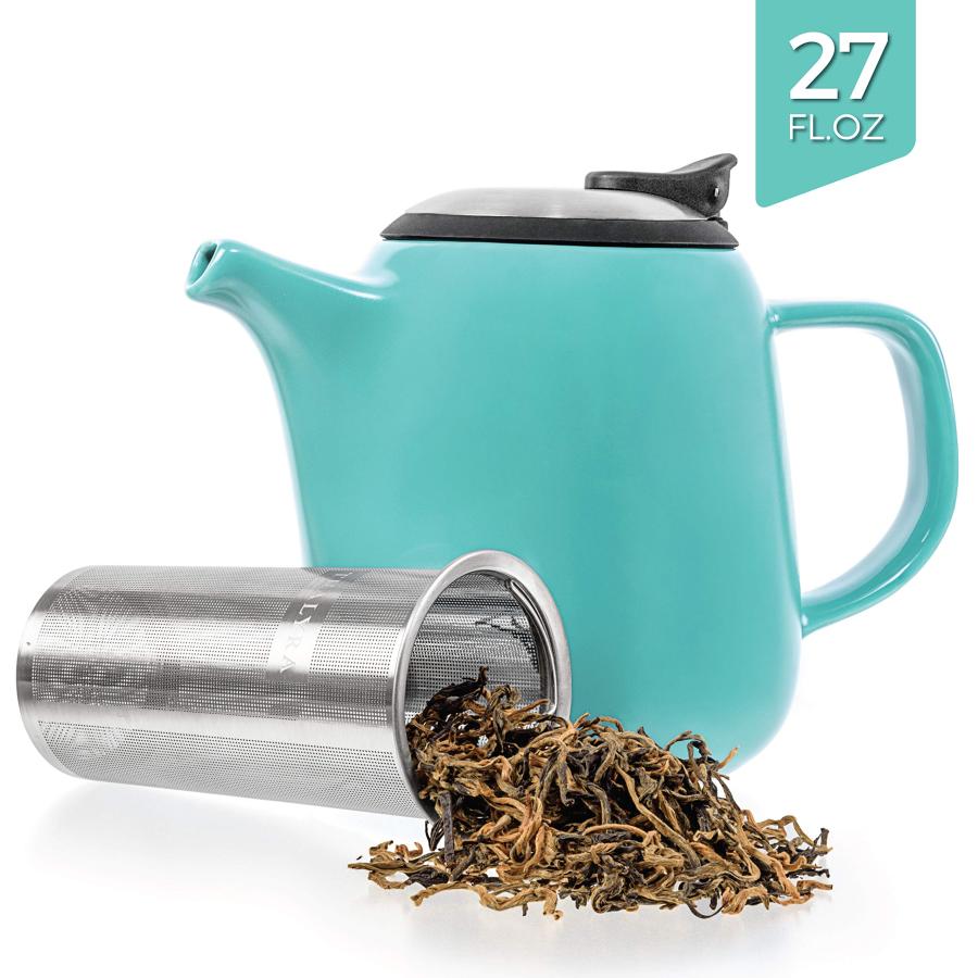 【並行輸入品】Tealyra   Daze Ceramic Teapot Turquoise   27 ounce (2 3 cups)の画像