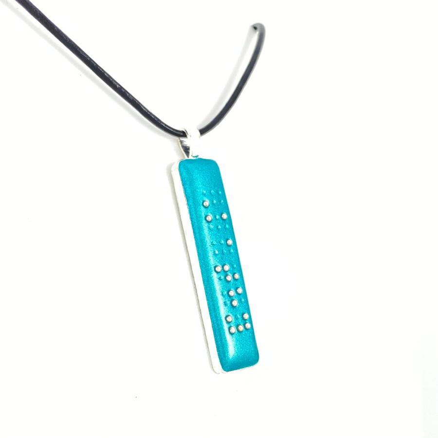【並行輸入品】Personalized Braille Pendant Necklace　