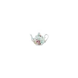 【並行輸入品】Shabbyローズクリーム磁器? ?5?Cup Teapot Shabby Rose Cream Porcelain   5 Cuの画像