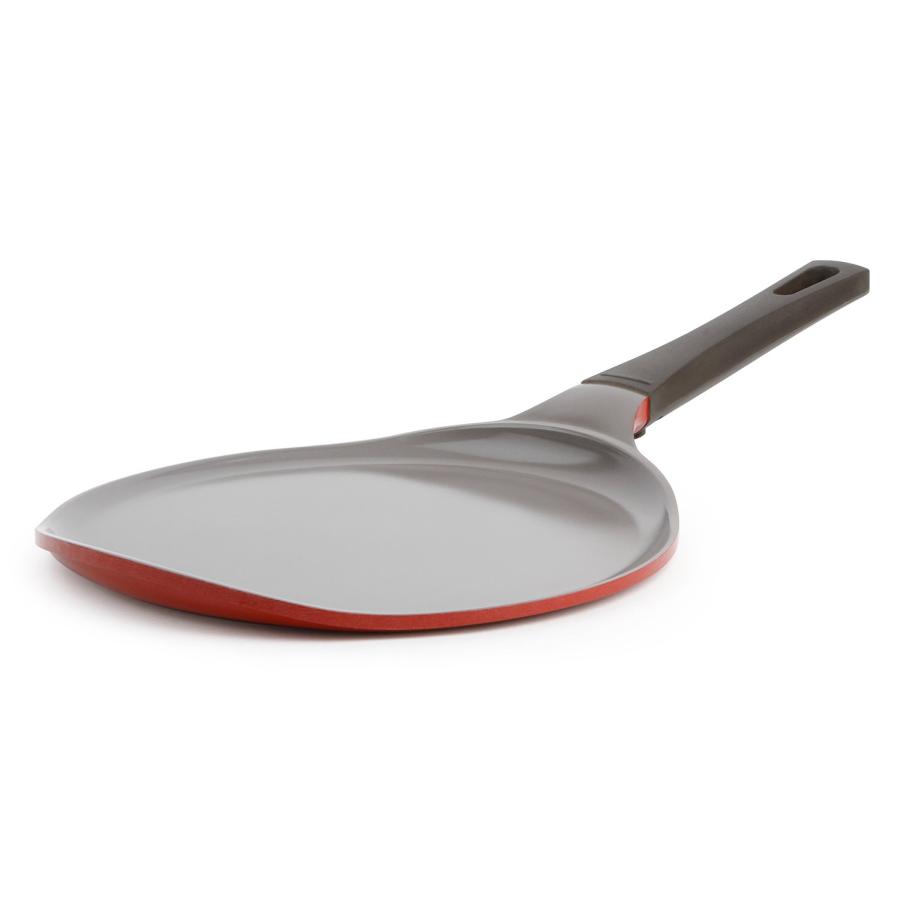 【並行輸入品】Crepe Pan   10 inch Ceramic Nonstick in Chili Pepper Red by Neoflの画像