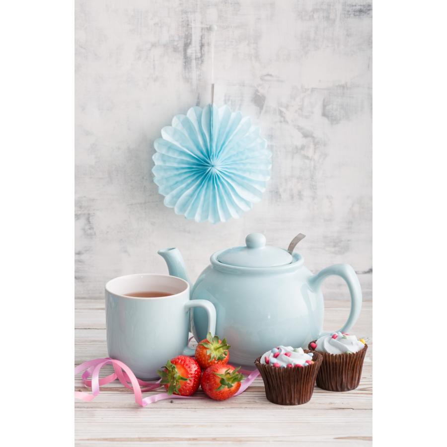 【未使用】イギリス・プライス＆ケンジントン 6カップティーブルーポット 並行輸入品】Price & Kensington Teapot 6 Cup Mint Price and : D