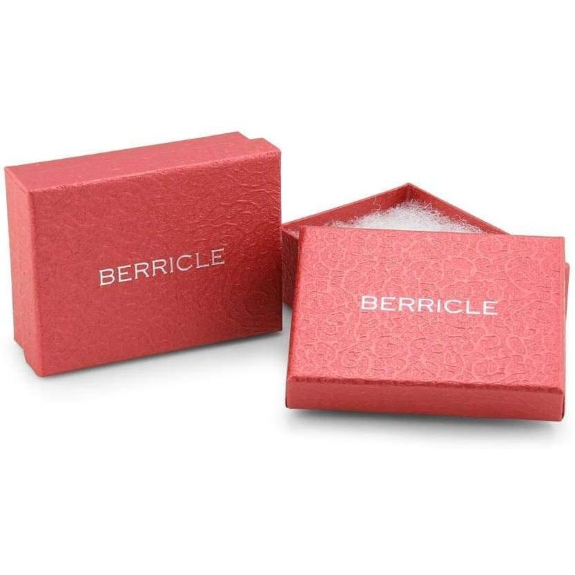 【並行輸入品】BERRICLE ロジウムメッキ スターリングシルバー キュービックジルコニア レバーバック ファッション ダングル ドロップ イヤリン_2
