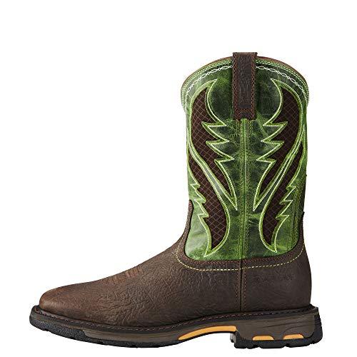 【並行輸入品】ARIAT メンズ ヘリテージ ラフストック ウエスタンブーツ ワーク US サイズ: 10 カラー: ブラウン Ariat Meの画像