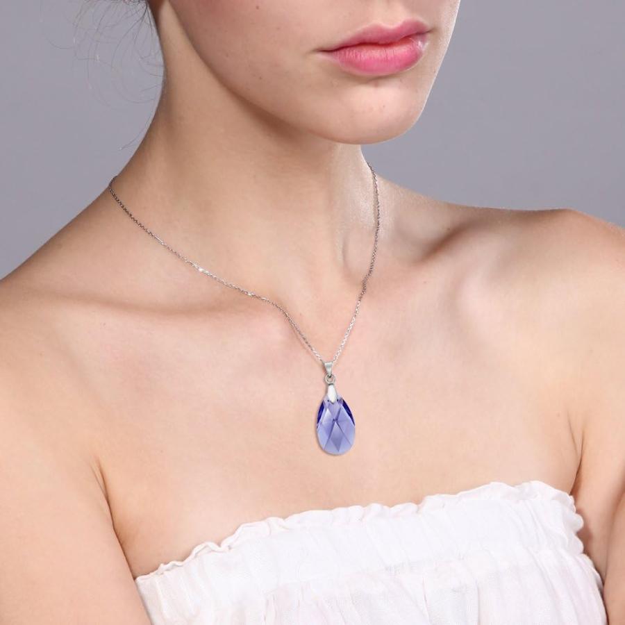 【並行輸入品】[Gem Stone King] ラベンダー クリスタル ネックレス ペンダント　_2