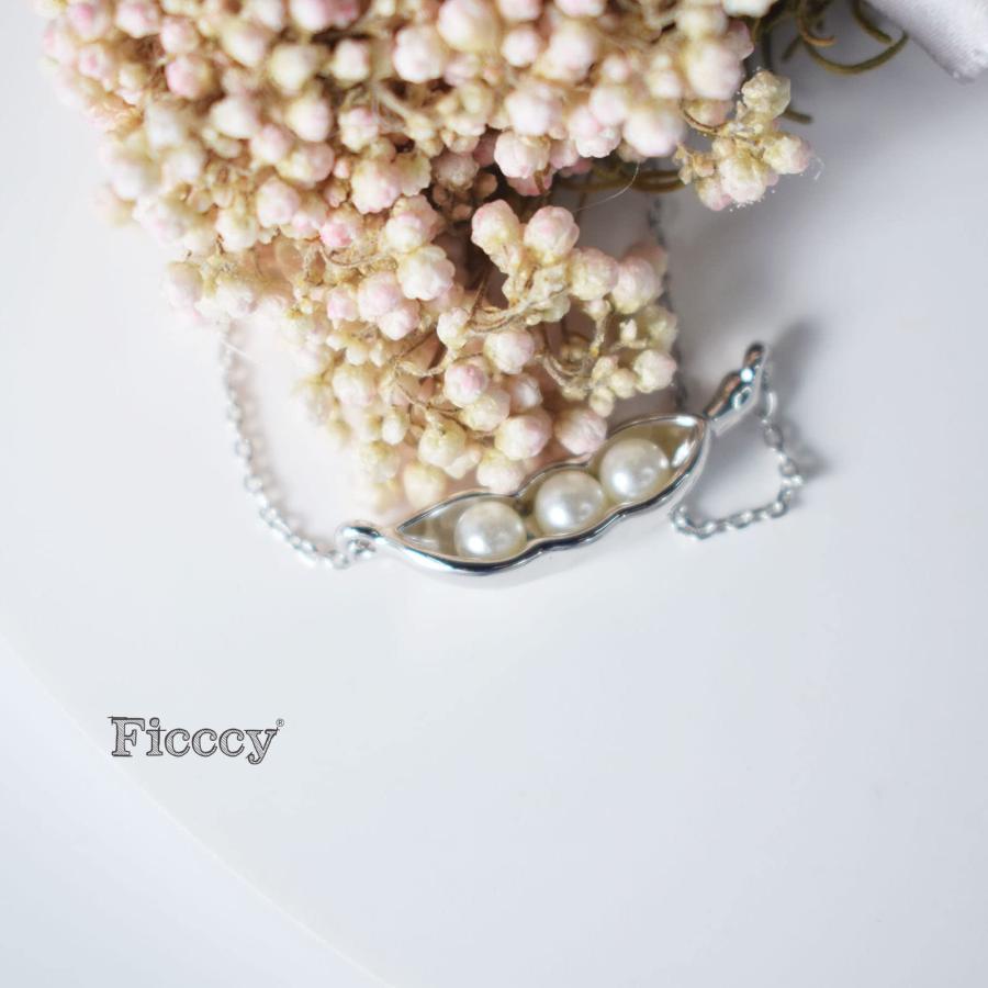 【並行輸入品】ficccy Silve Plated 3つのPea Podネックレスキュートジュエリーパール母のギフトEveryday友人ジュエ_6