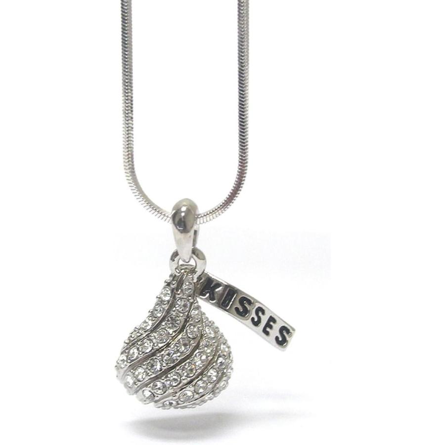 【並行輸入品】Crystal Kisses Candy Chocolate Pendant Women and Girl Gift Necklace