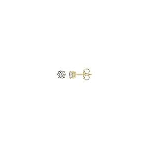 【並行輸入品】IGI Certified Diamond Solitaire Stud Earrings for Men Set in 14Kの画像