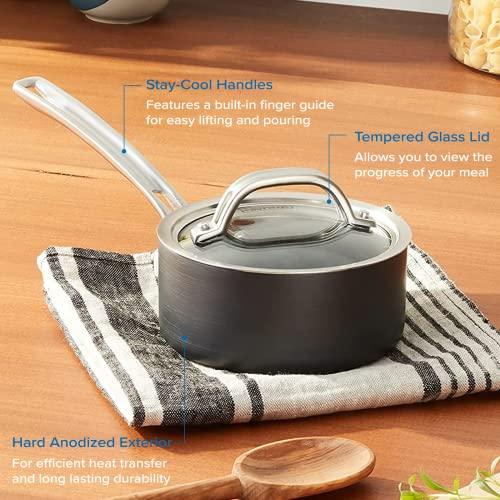 【並行輸入品】Viking 40051 0121 Hard Anodized Nonstick Sauce Pan, 1 Cookware, 0_7