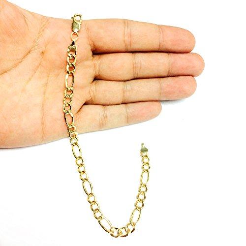 【並行輸入品】14?KイエローゴールドFilledソリッドフィガロチェーンネックレス、6.0?MM幅 Jewelry Affairs 14k Y_7