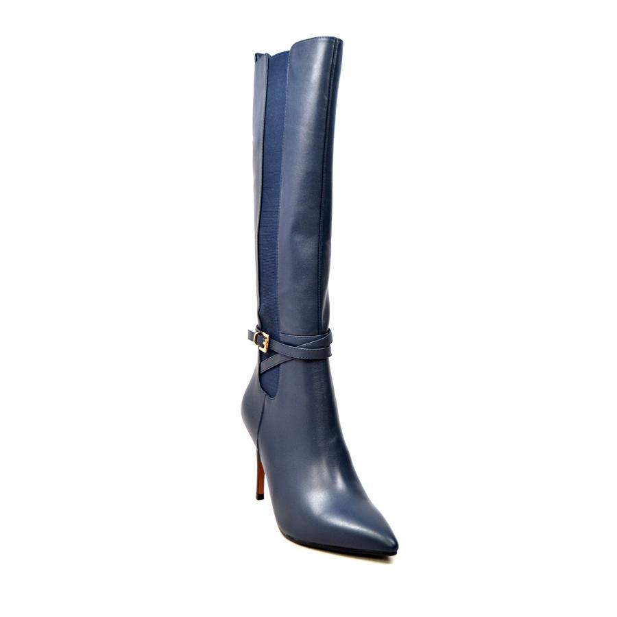 【並行輸入品】[SoleMani] レディース US サイズ: 6.5 カラー: ブルー SoleMani Noosh 13" Slim Calの画像