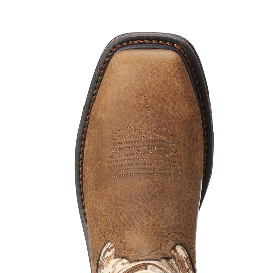 【並行輸入品】[Ariat Work] メンズ Workhog Patriot Steel Toe カラー: ブラウン Ariat Mens Wの画像