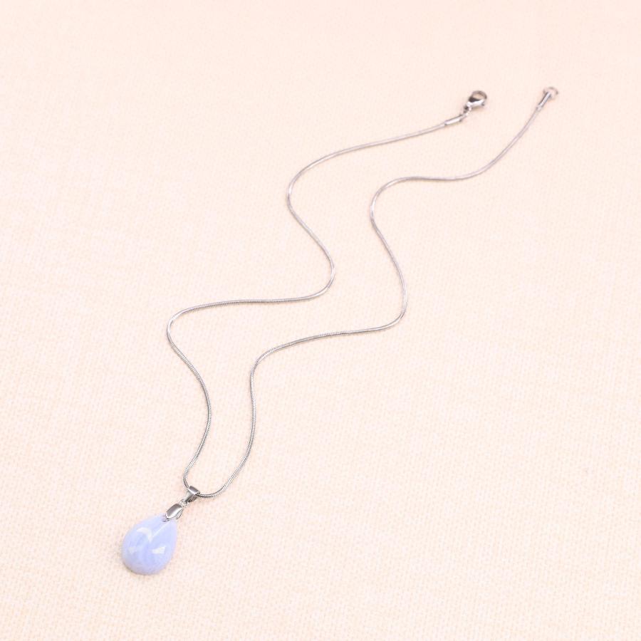 【並行輸入品】COAIステンレススチールチェーン水ドロップSemi Precious Stonesペンダントネックレスの女性18?" AMORW_6