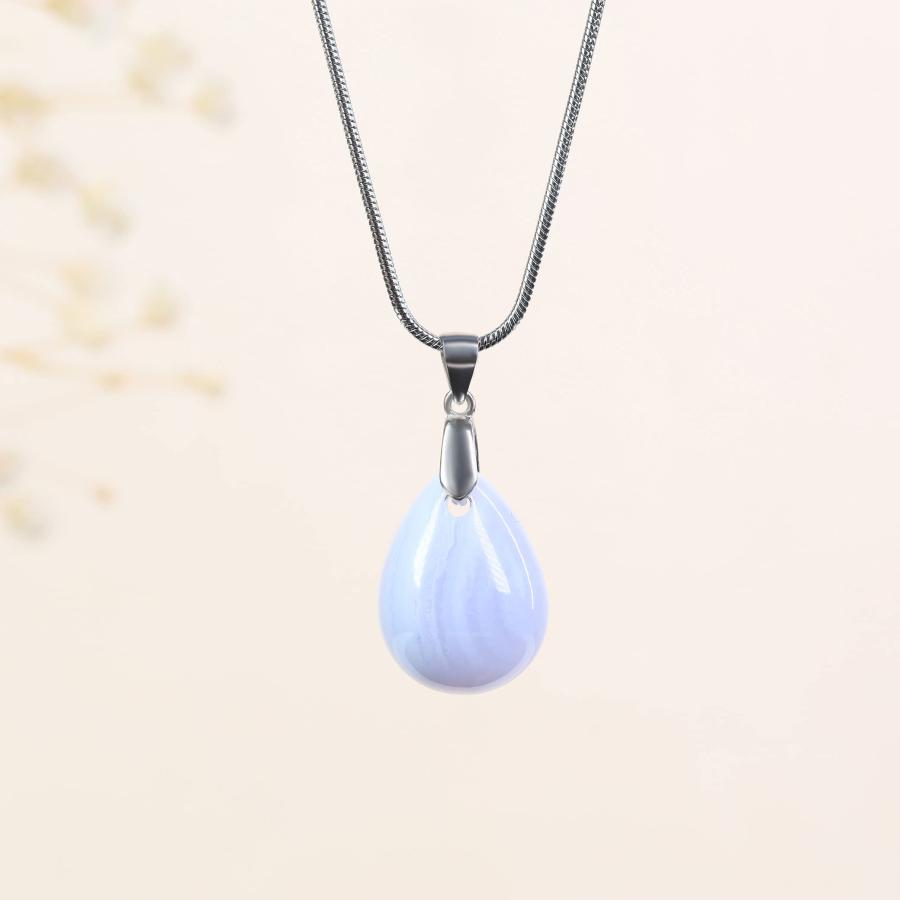 【並行輸入品】COAIステンレススチールチェーン水ドロップSemi Precious Stonesペンダントネックレスの女性18?" AMORW_9