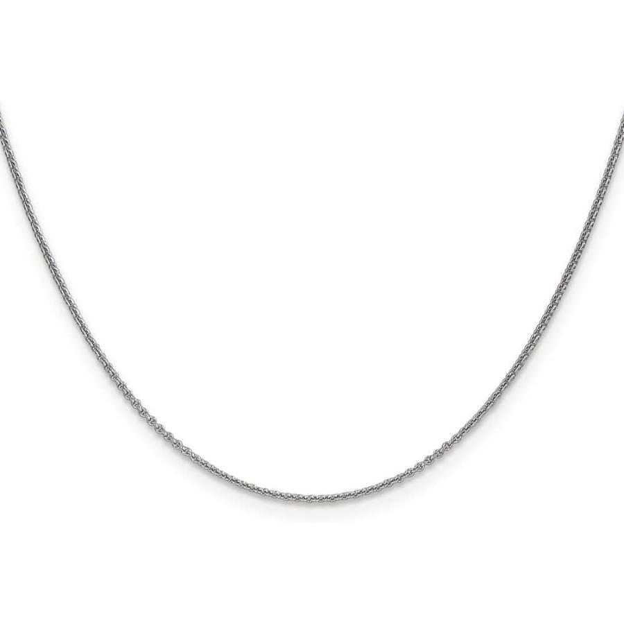 【並行輸入品】Diamond2Deal 14Kゴールド 1mm ラウンドオープンリンクケーブルチェーンネックレス ファインジュエリーギフト 女性用の画像
