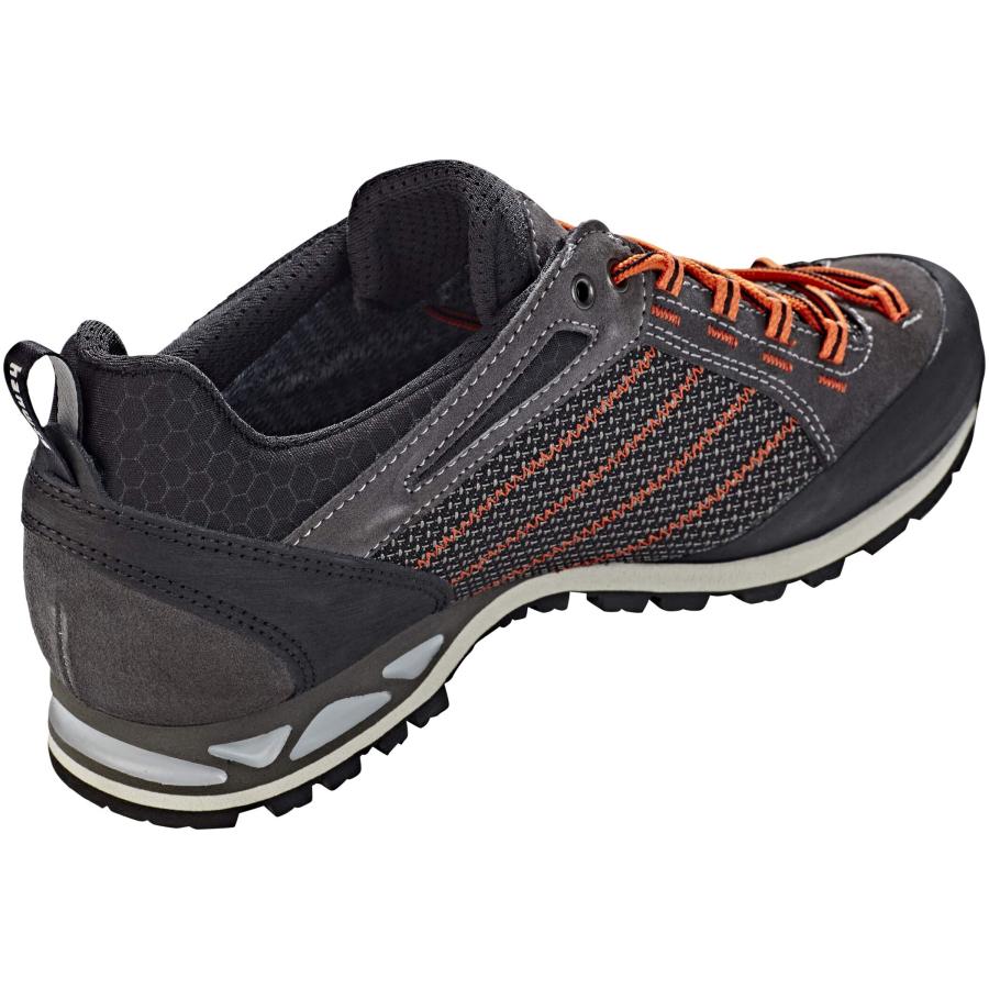 【並行輸入品】Hanwag Makra Low GTX Mountaineering Boots   Men's, Asphalt/Orangの画像