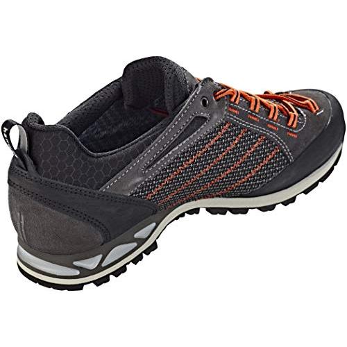 【並行輸入品】Hanwag Makra Low GTX Mountaineering Boots   Men's, Asphalt/Orangの画像