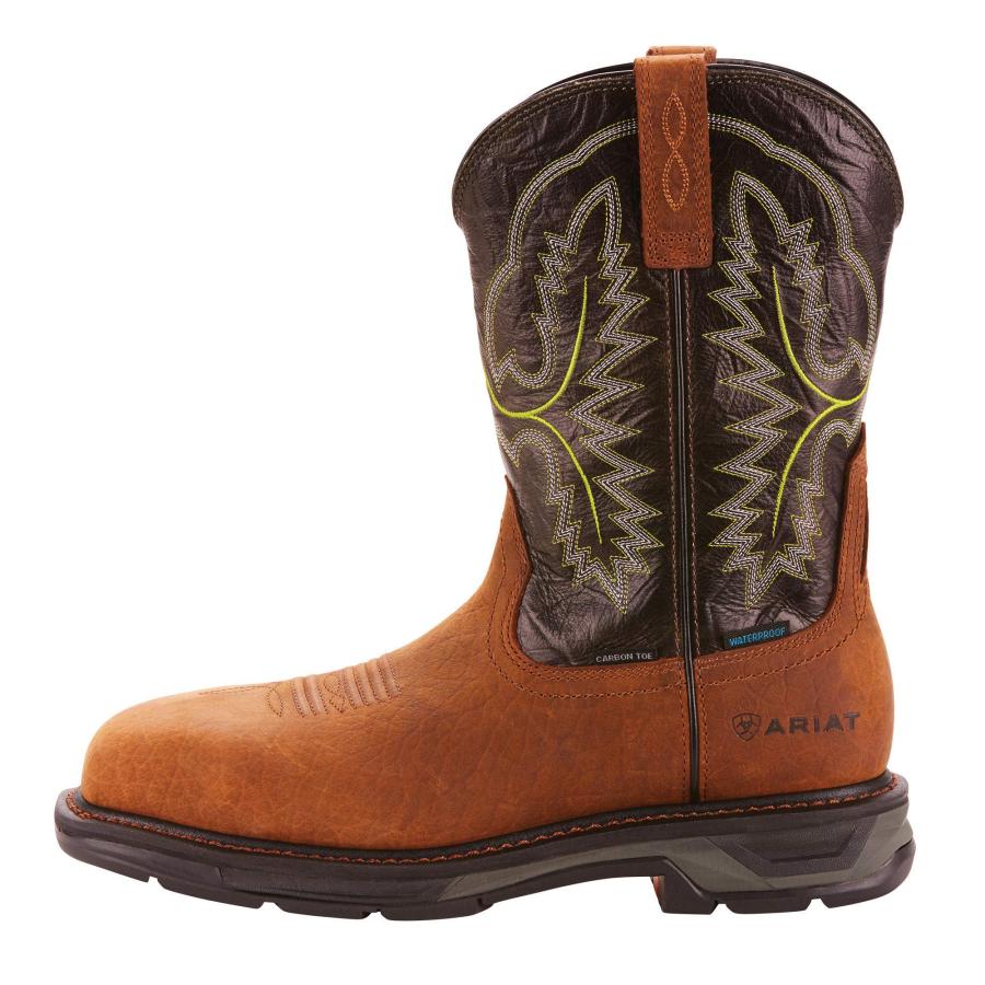 【並行輸入品】[ARIAT] メンズ US サイズ: 9 2E US カラー: ブラウン Ariat Mens WorkHog XT Wideの画像