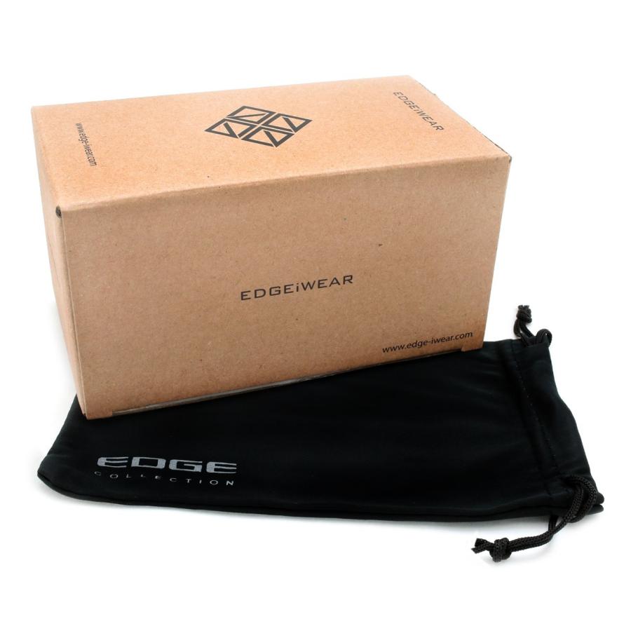 【並行輸入品】Edge I Wear ファッションラウンドブローバープラスチックサングラス フラットミラーレンズ付き 541089 US サイズの画像