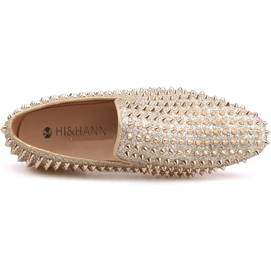 【並行輸入品】[HI&HANN] メンズ 106840-8- US サイズ: US 13 (M) カラー: ゴールドの画像