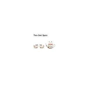 EatingBiting チャーミング 伝統文化 日本デザイン 招き猫 ラッキーキャット セラミック ティーポット 1 ティーポッ 並行輸入品｜bestshop-d｜04