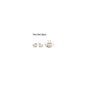 【並行輸入品】EatingBiting チャーミング 伝統文化 日本デザイン 招き猫 ラッキーキャット セラミック ティーポット 1 ティーポッの画像