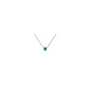 【並行輸入品】TriJewels Round Emerald 0.70 ct Bezel Set 5.8mm Womens Solitaire_2